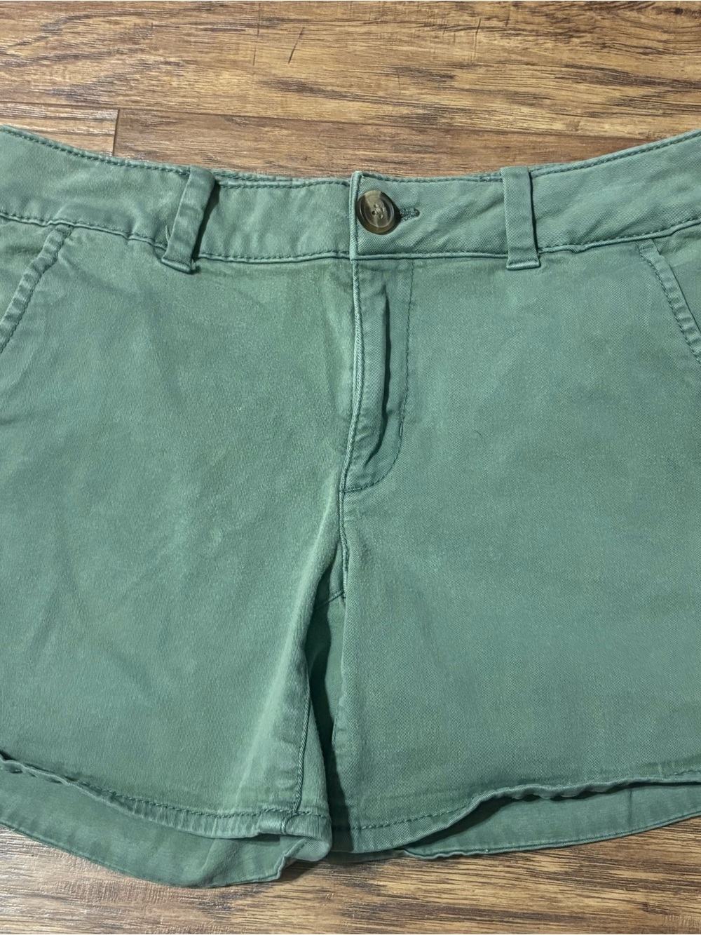 American Eagle Outfitters Green Jean Shorts